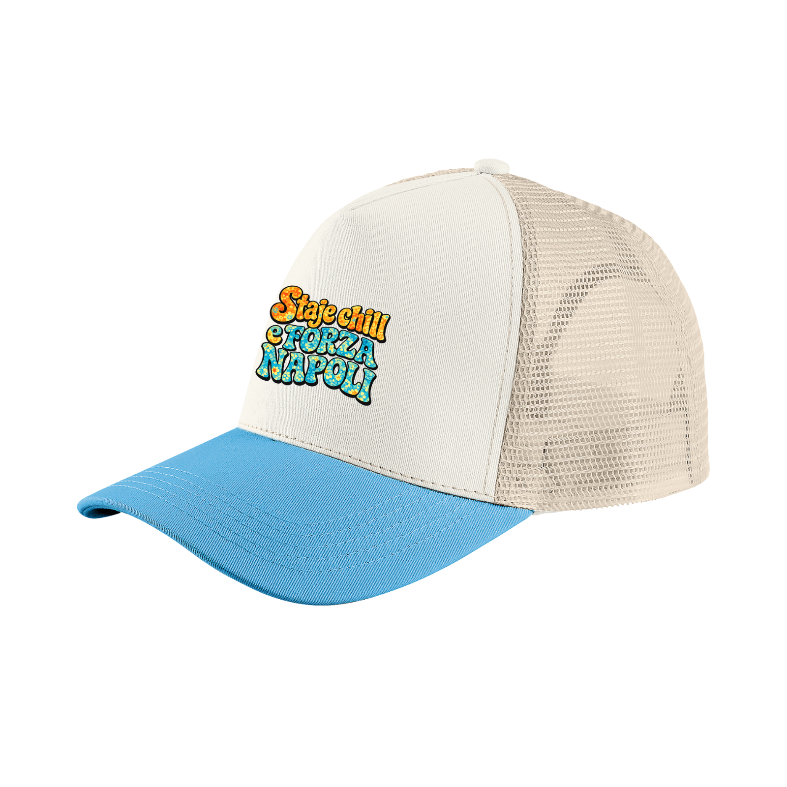 SSC Napoli Linea Admin Beige Hat Staje Chill
