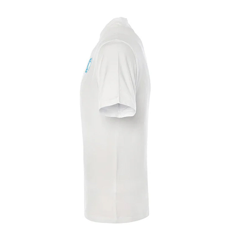 SSC Napoli White Short-sleeved Stretch Jersey T-shirt For Kids 2025/2026