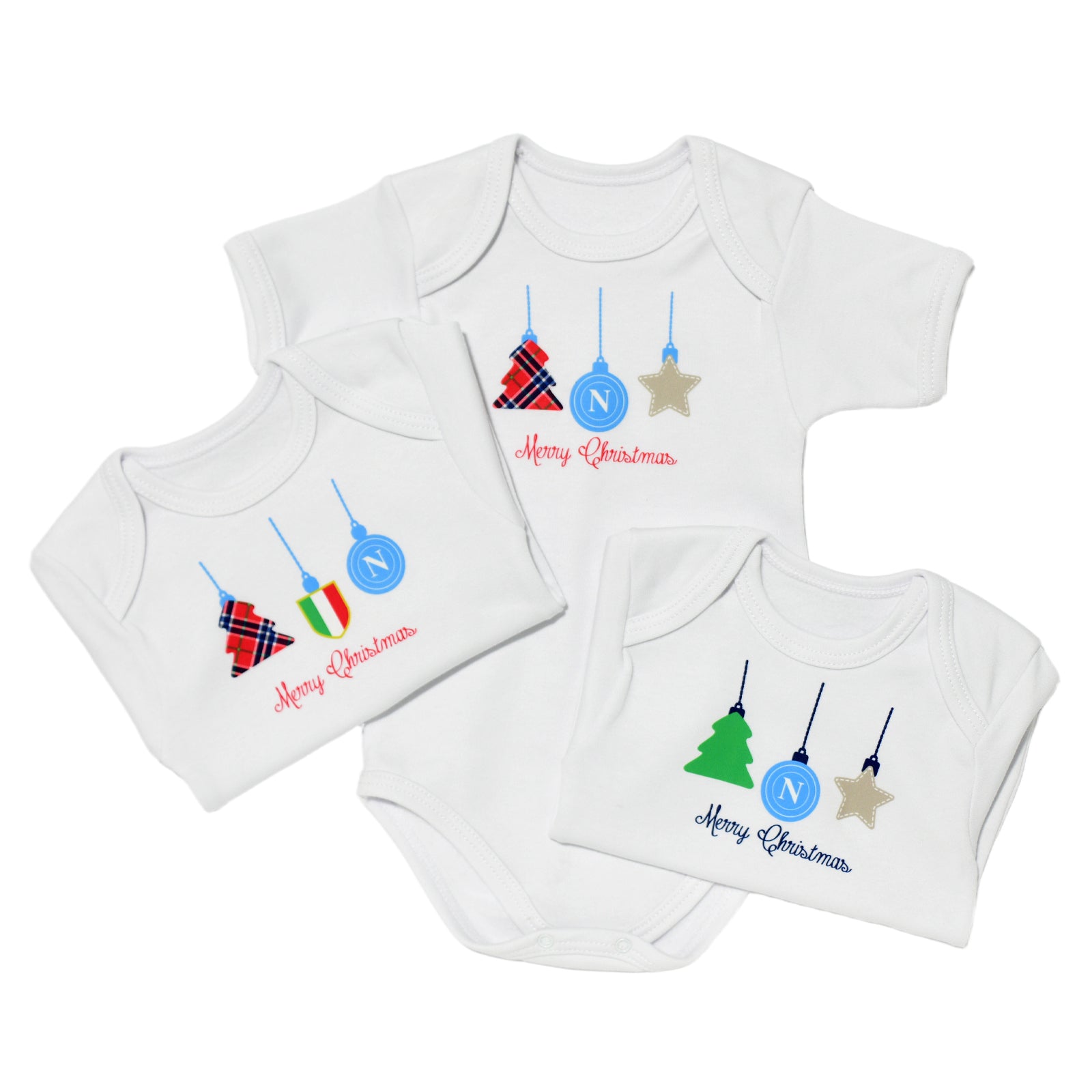 SSC Napoli Tripack Baby Body Natalizio