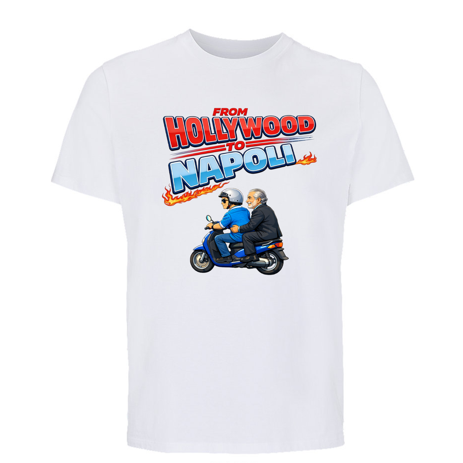 SSC Napoli Linea Admin Torno A Fare Cinema T-Shirt