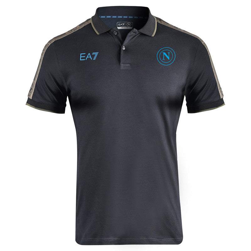 SSC Napoli Navy Blue Polo Shirt 2024/2025
