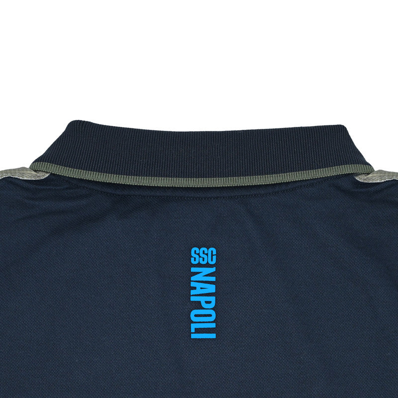 SSC Napoli Navy Blue Polo Shirt 2024/2025