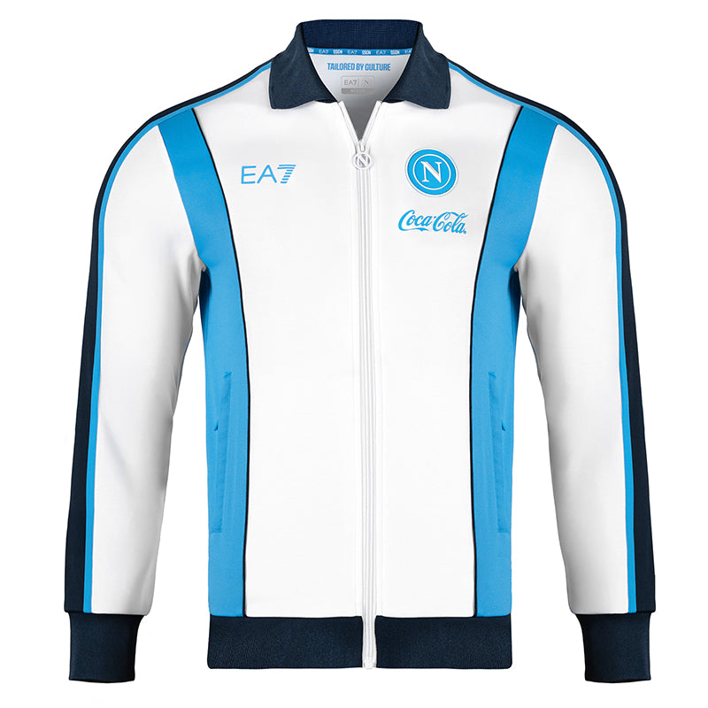 SSC Napoli Giacca Anthem Euro Bianca 2025/2026