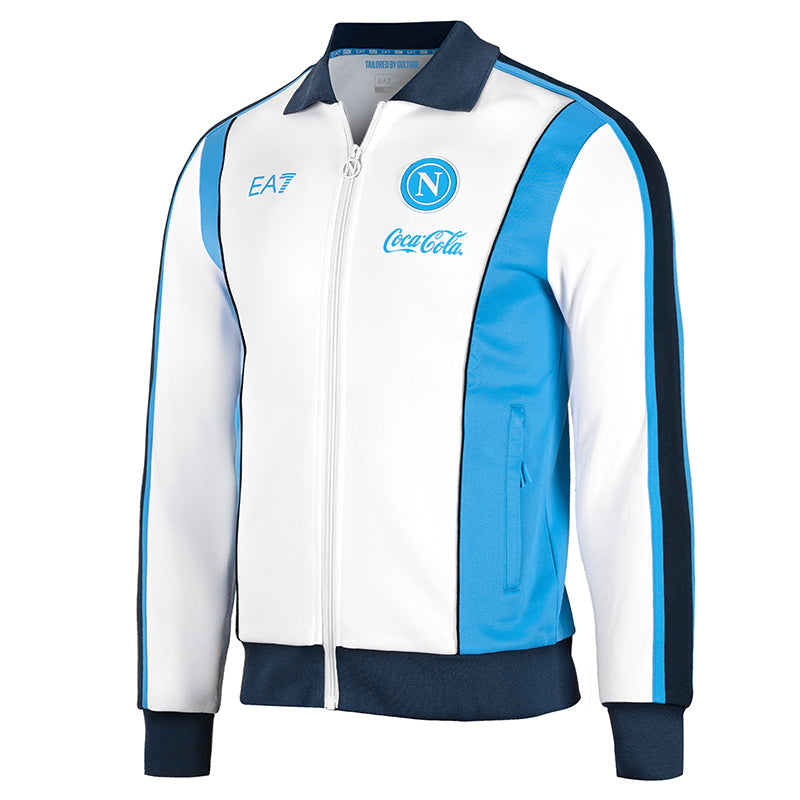 SSC Napoli White Euro Anthem Jacket 2025/2026