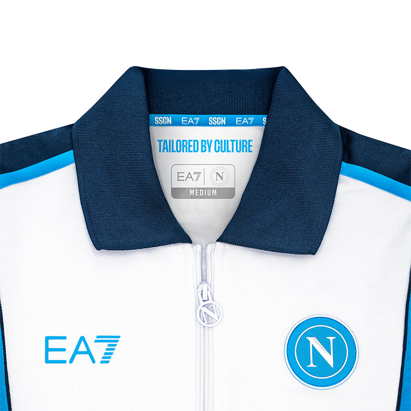 SSC Napoli White Euro Anthem Jacket 2025/2026