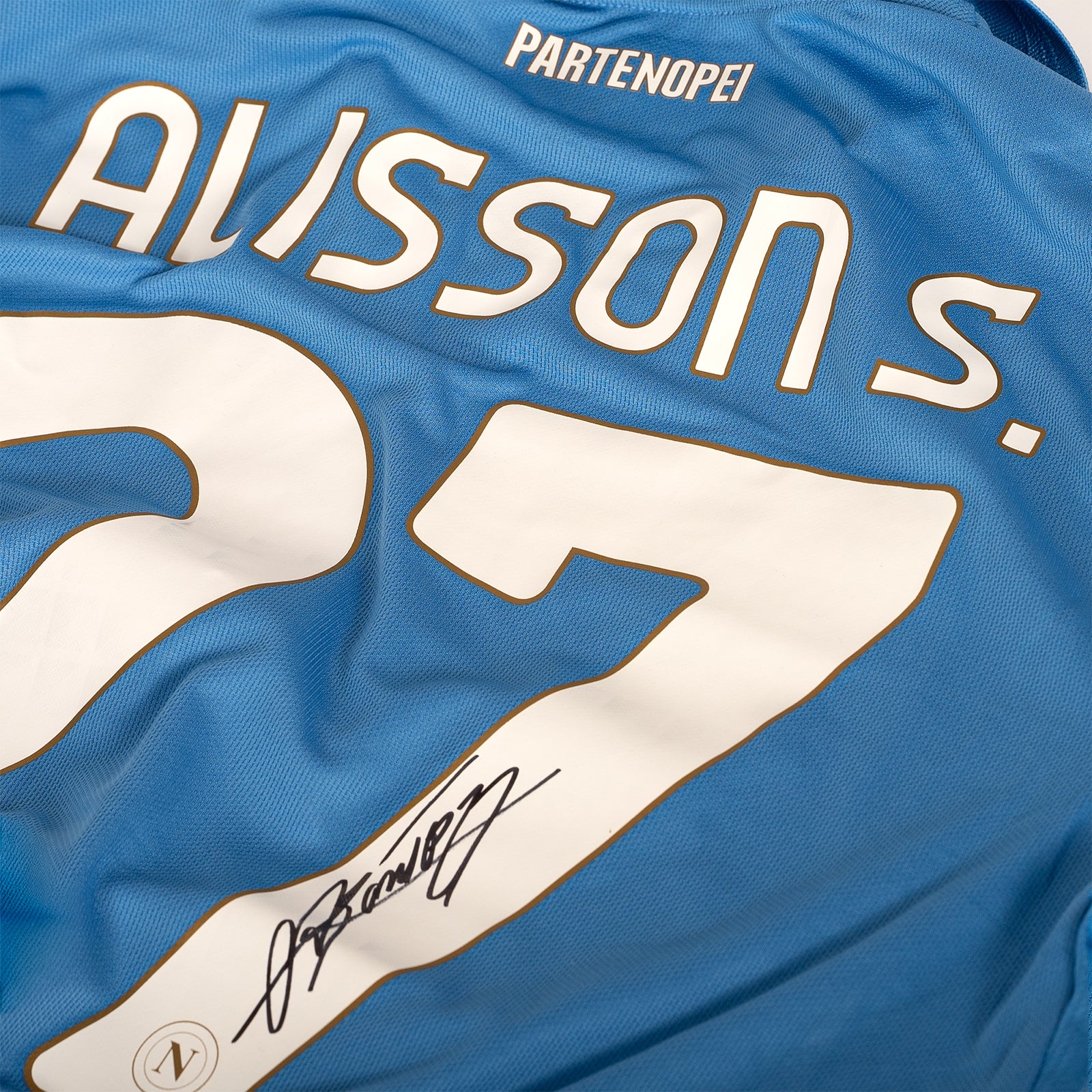 SSC Napoli 2026/2027 Home Match Jersey autographed by Alisson in Premium Box