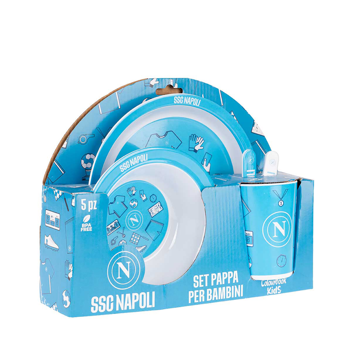 SSC Napoli Sky Blue Mealtime Set