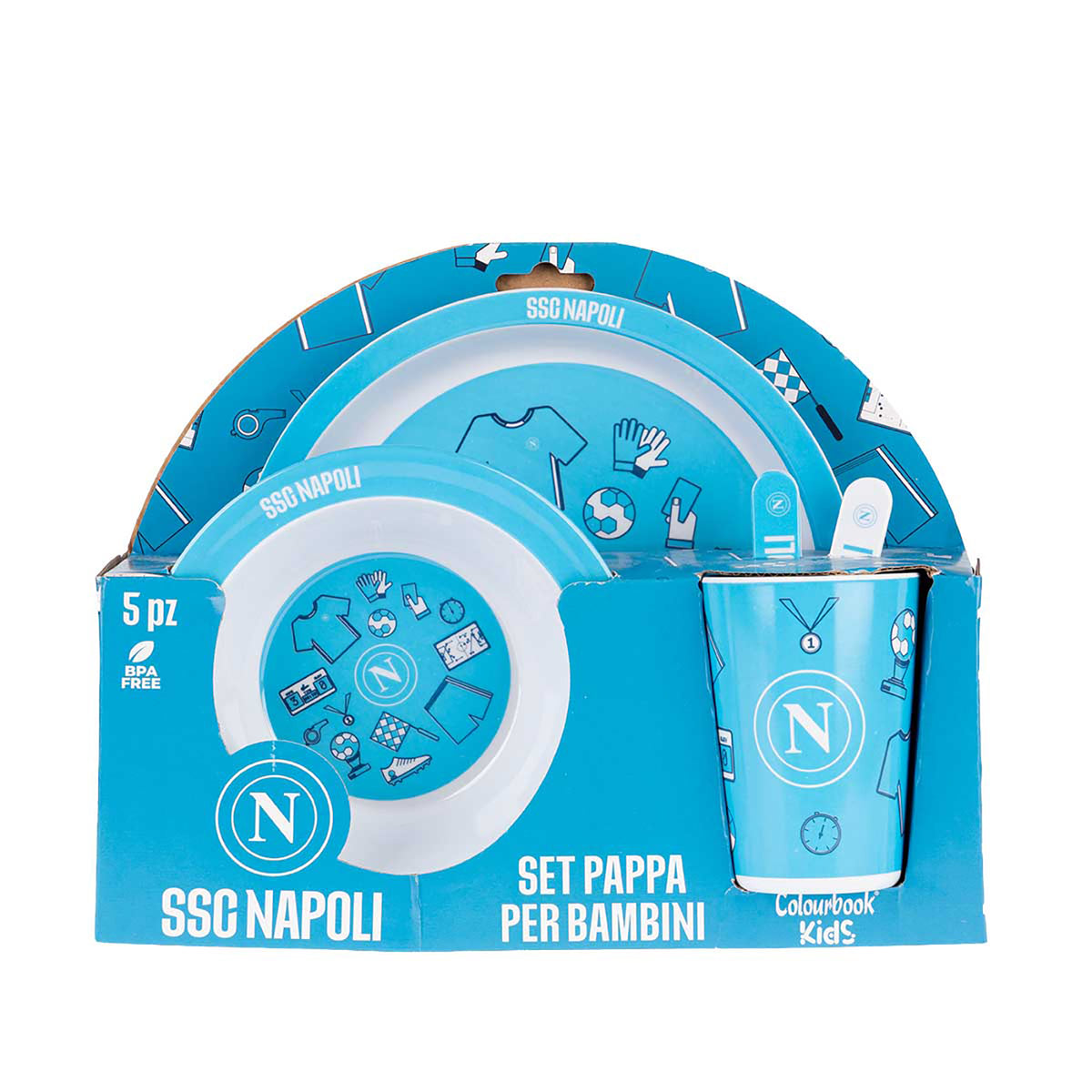 SSC Napoli Sky Blue Mealtime Set