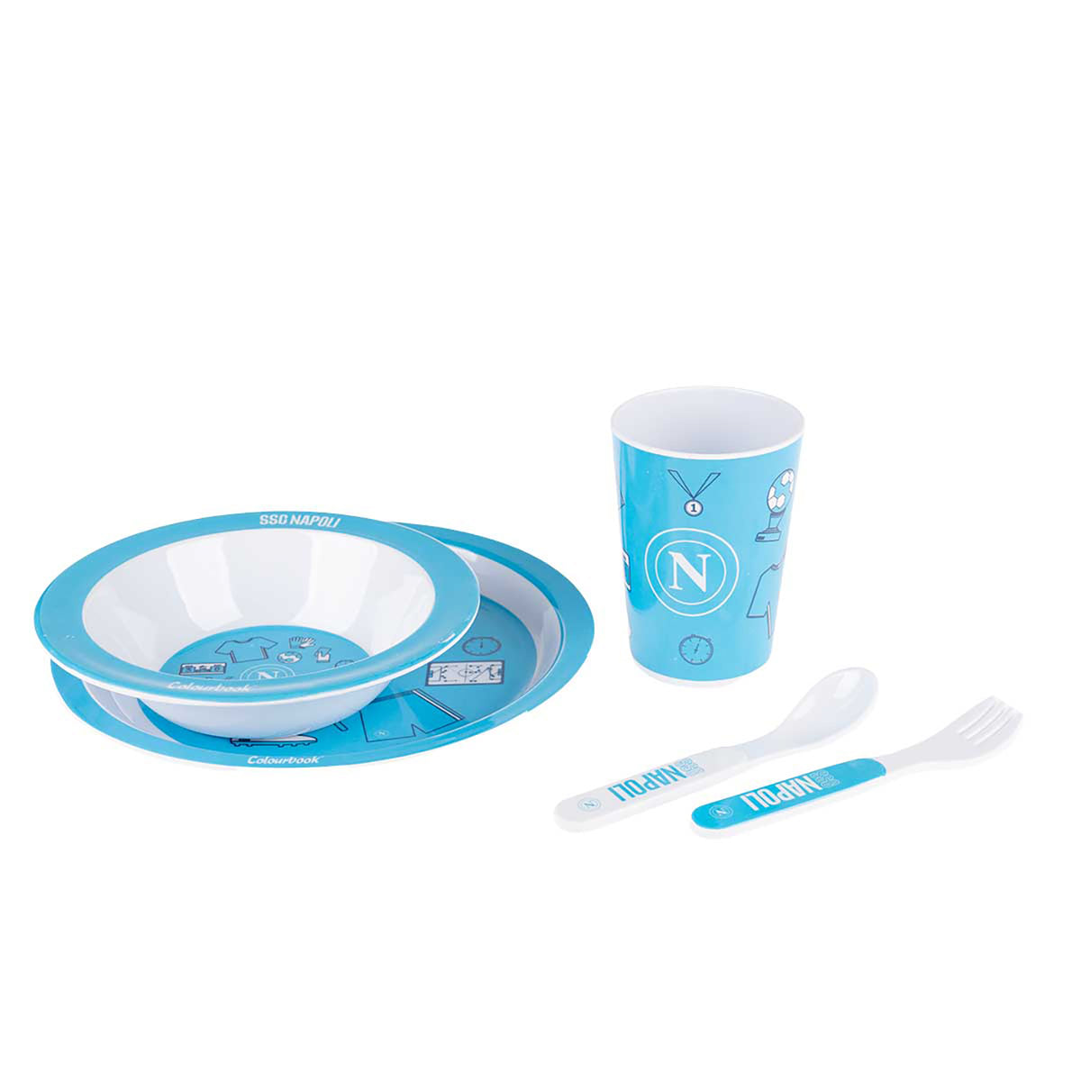 SSC Napoli Sky Blue Mealtime Set