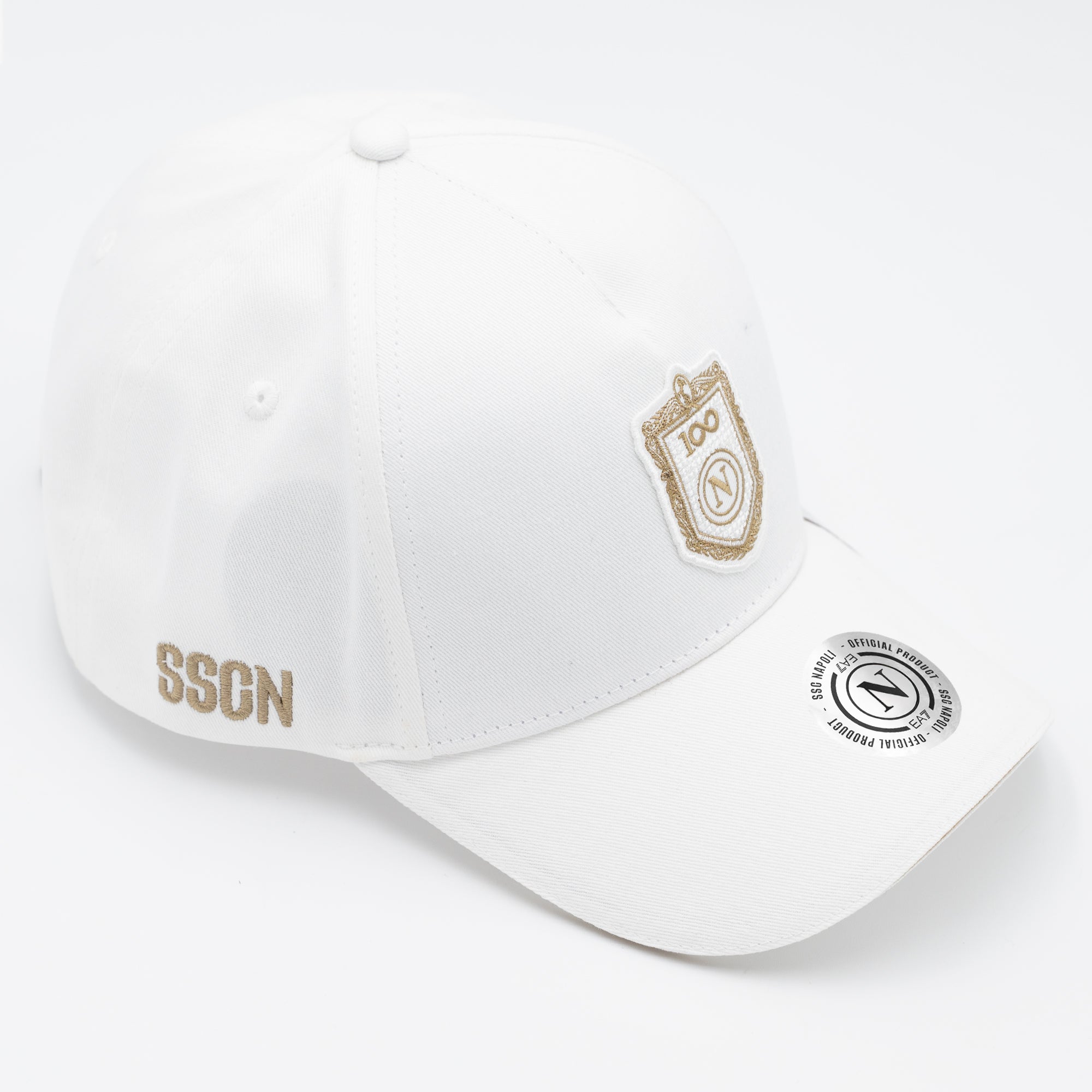 SSC Napoli Cappello con Visiera Centenary White 2026/2027