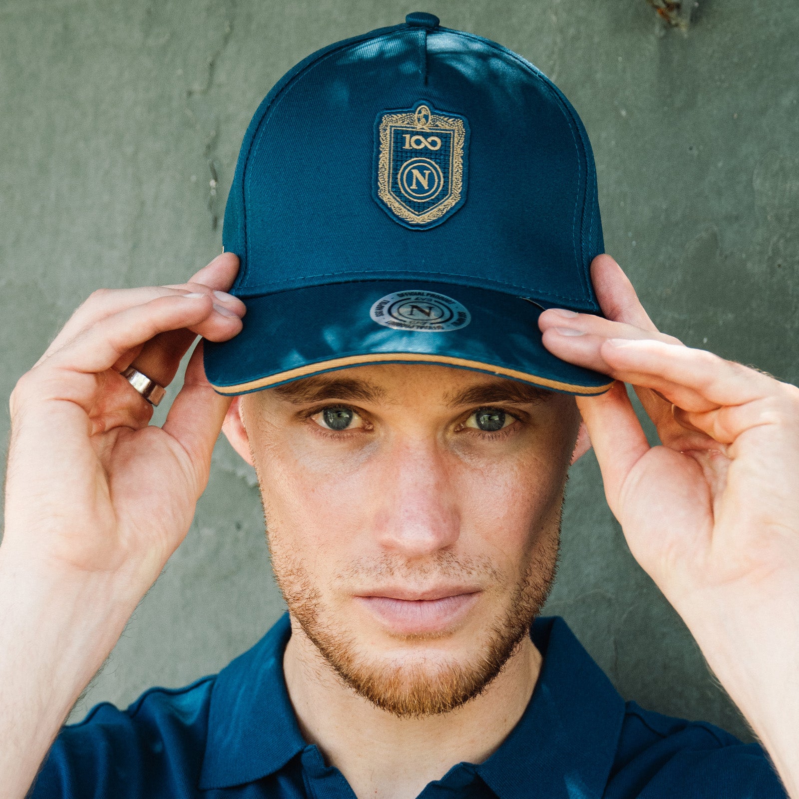 SSC Napoli Cappello con Visiera Centenary Navy Blue 2026/2027