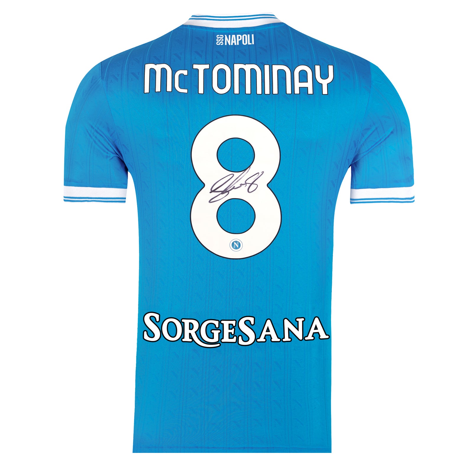 SSC Napoli Match Jersey Home 2025/2026 Signed by McTominay in Premium