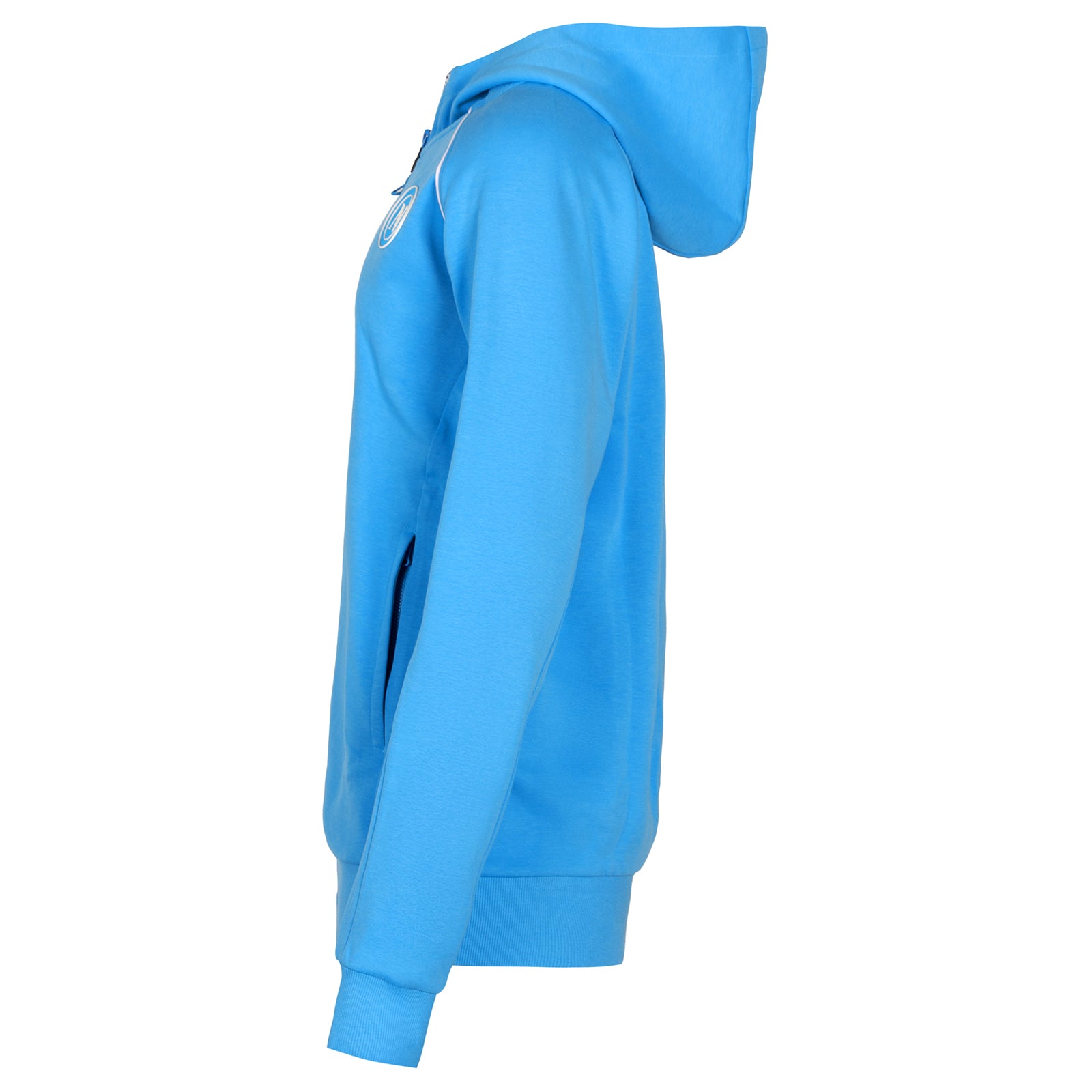 SSC Napoli Felpa Interlock Azzurra con Cappuccio 2025/2026