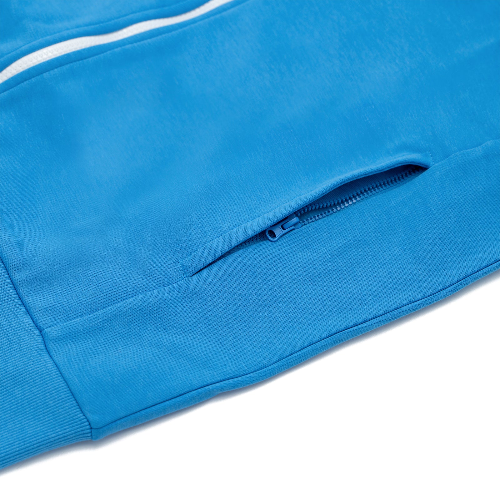 SSC Napoli Felpa Interlock Azzurra con Cappuccio 2025/2026