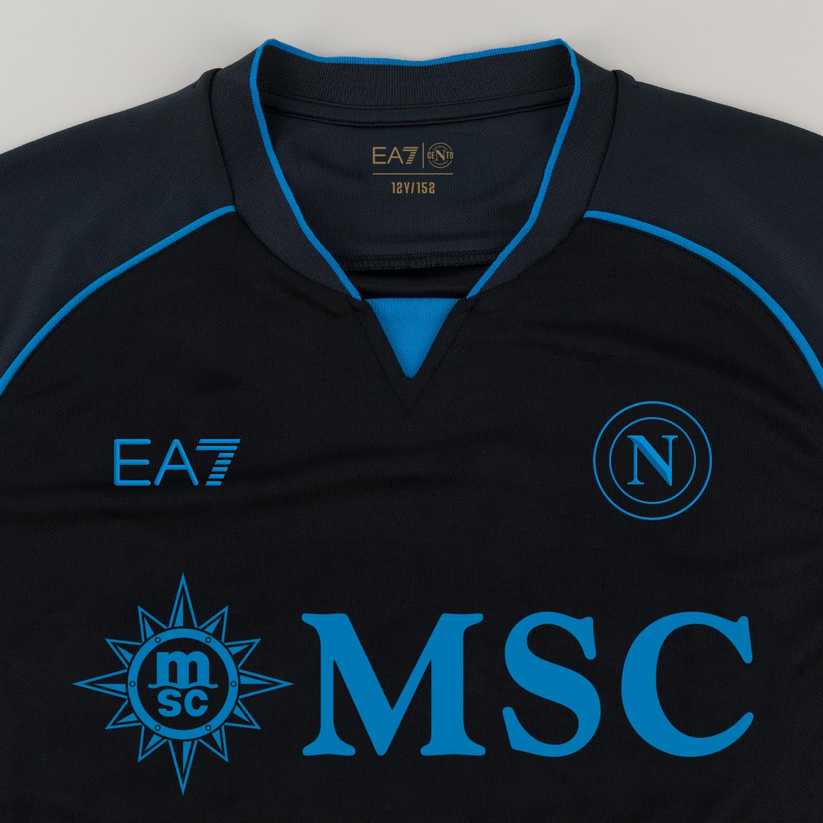 SSC Napoli GK Black Authentic Jersey for Kids 2026/2027