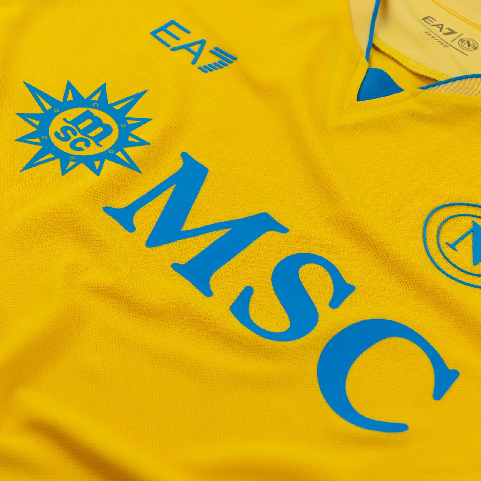 SSC Napoli Maglia Gara Portiere Gialla Authentic Junior 2026/2027