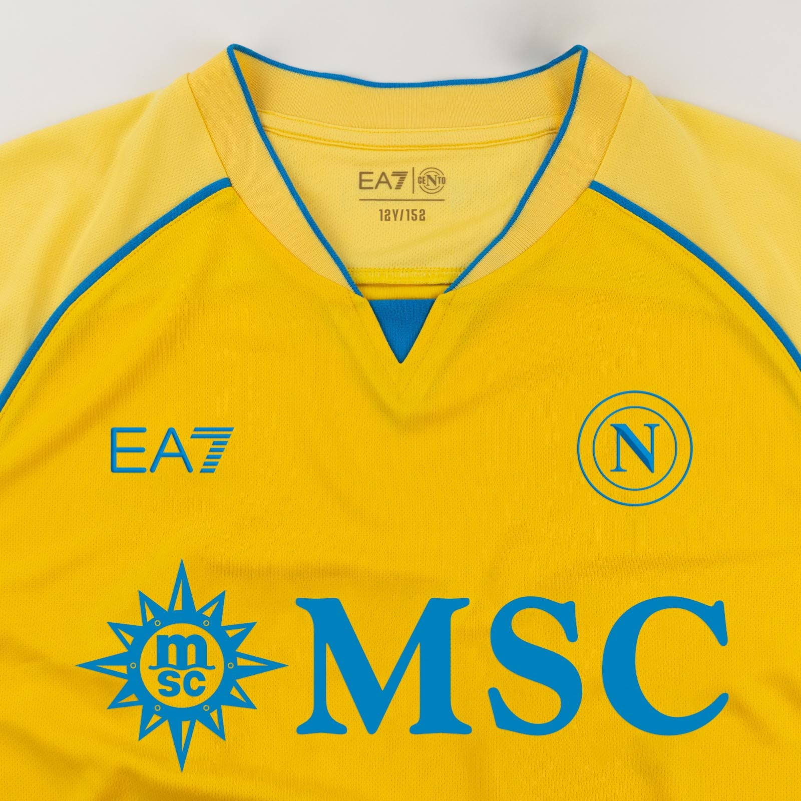 SSC Napoli Maglia Gara Portiere Gialla Authentic Junior 2026/2027