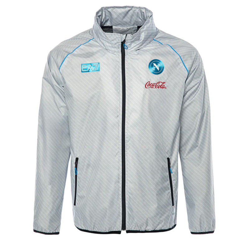 SSC Napoli Giacca Antivento Pesante Bianca 2025/2026