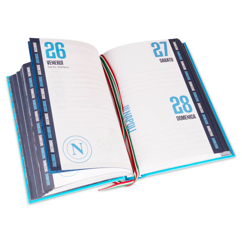 SSC Napoli Diario Scuola Again 2025/2026 Blu