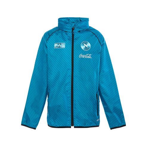 SSC Napoli Giacca Antivento Azzurro Junior 2025/2026