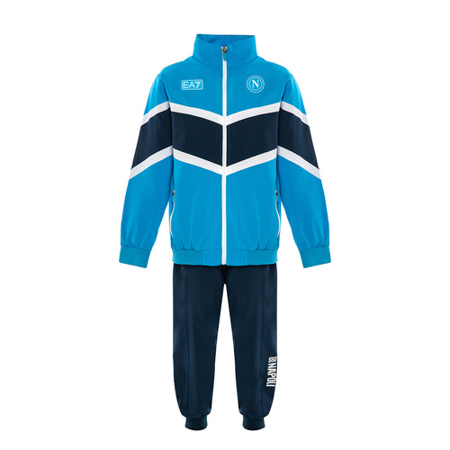 SSC Napoli Tuta Polystretch Azzurra Junior 2025/2026
