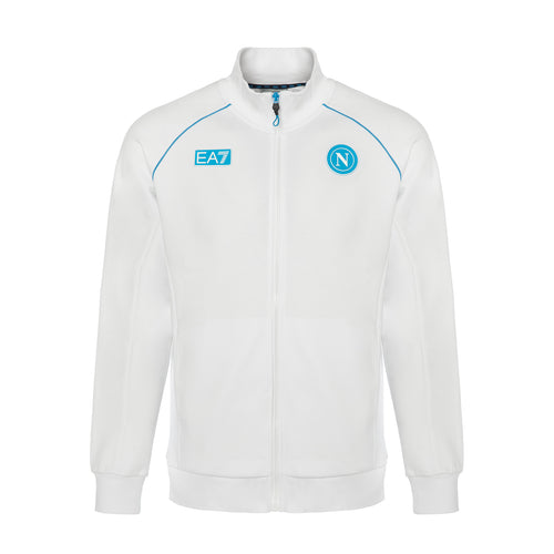 SSC Napoli Felpa Interlock Bianca 2025/2026