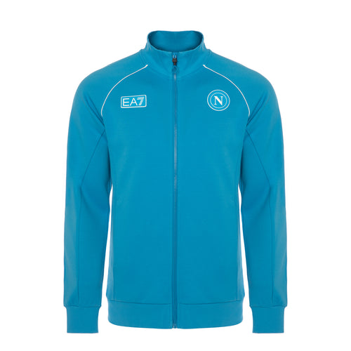 SSC Napoli Felpa Interlock Azzurra 2025/2026