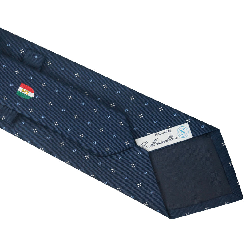 SSC Napoli Marinella Tie Micro-Pattern