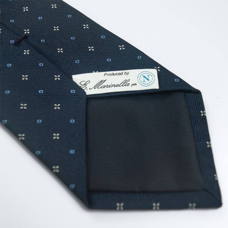 SSC Napoli Marinella Tie Micro-Pattern