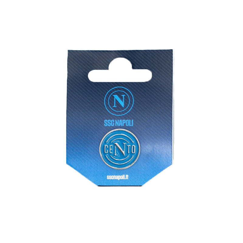 SSC Napoli Metal Pin Badge Cento