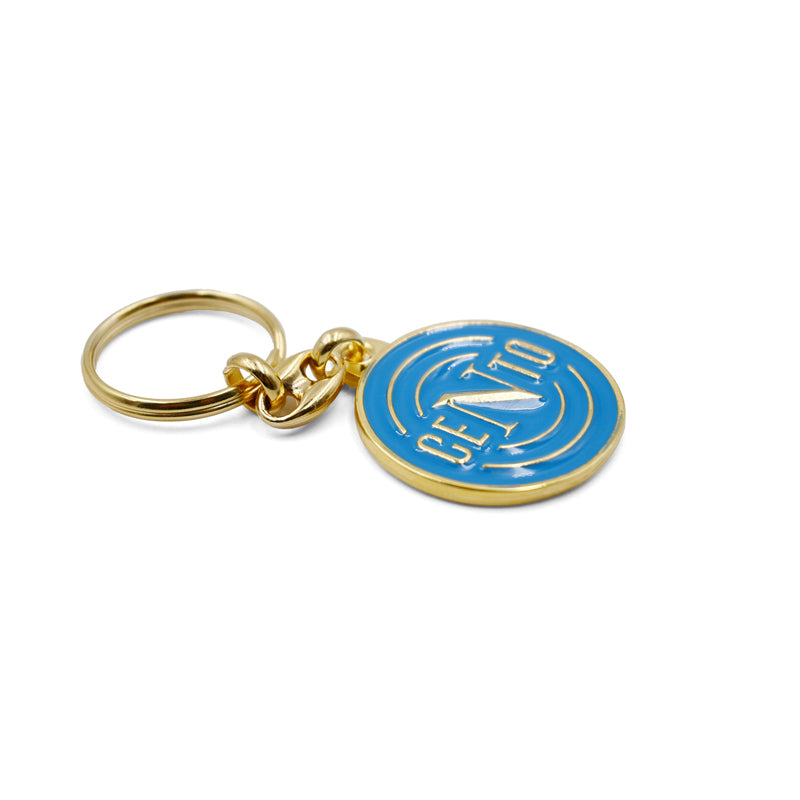 SSC Napoli Portachiavi Dorato Cento