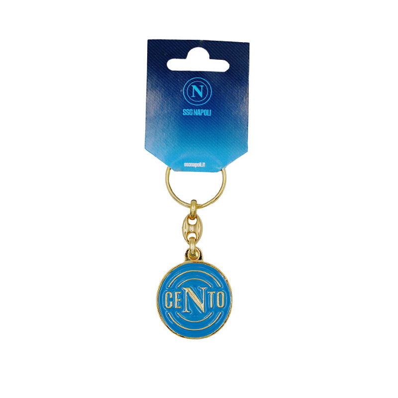 SSC Napoli Portachiavi Dorato Cento