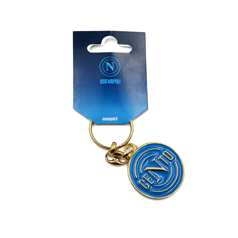 SSC Napoli Portachiavi Dorato Cento