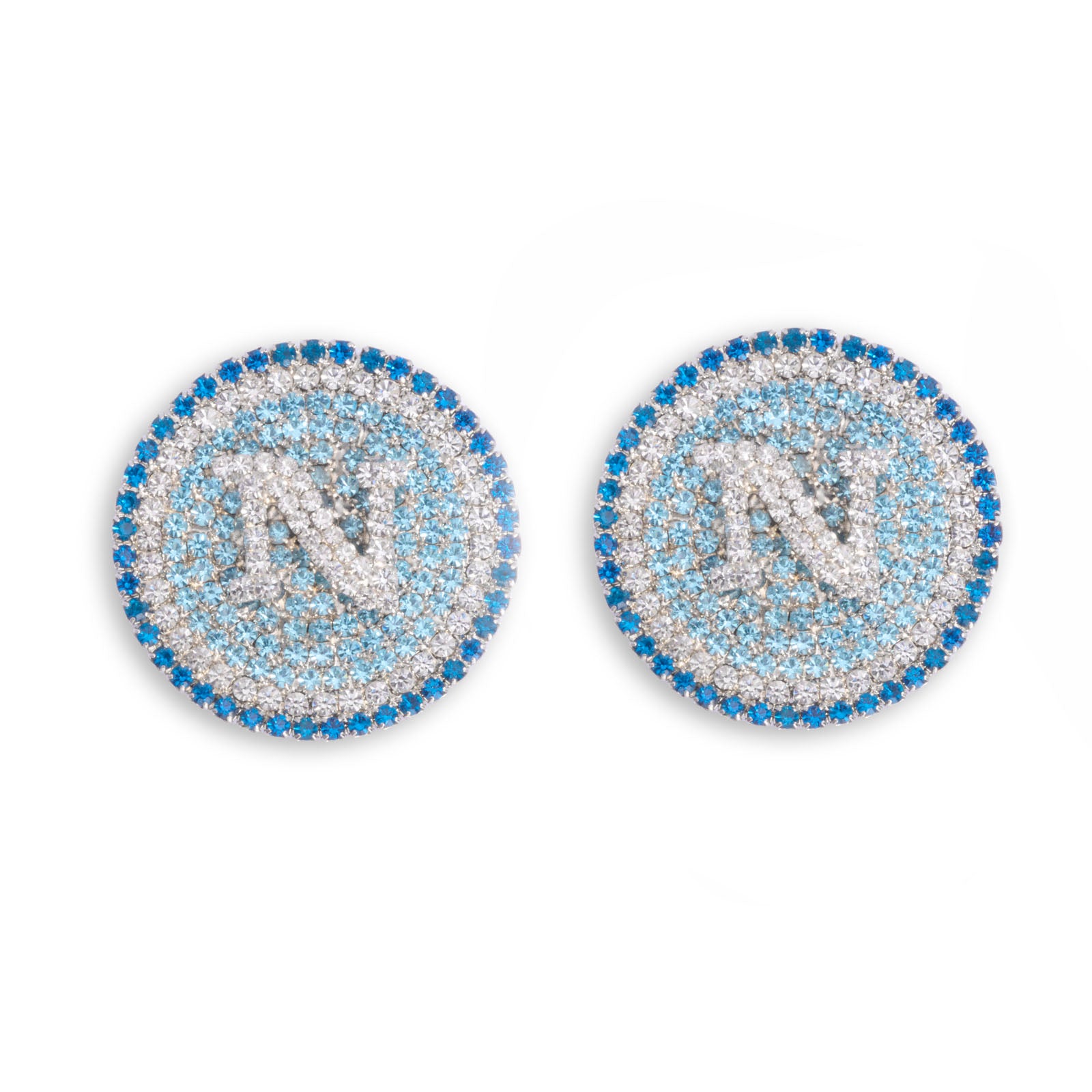 SSC Napoli Aura Collection Logo Earrings