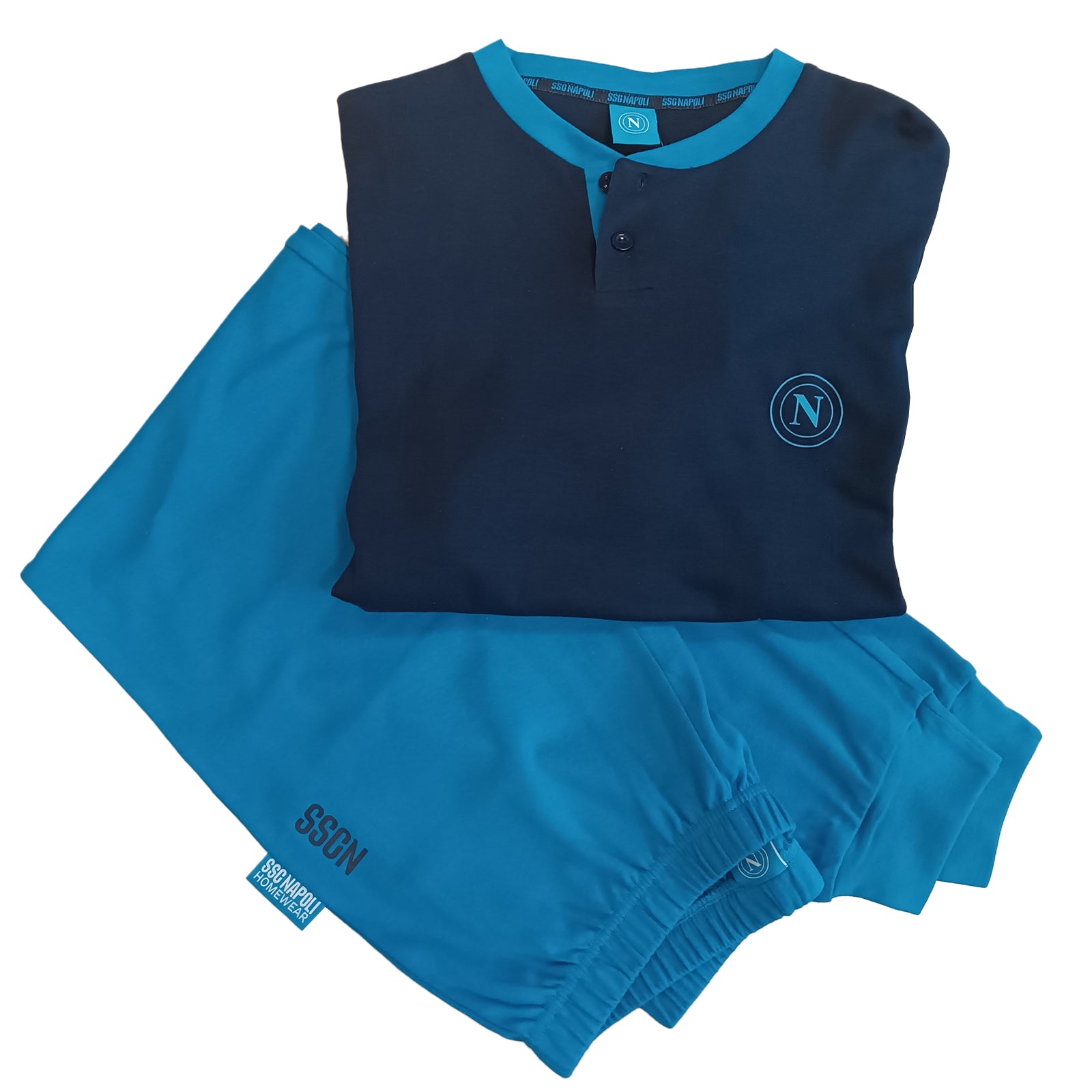 SSC Napoli Dark Blue Serafino Pajamas Junior
