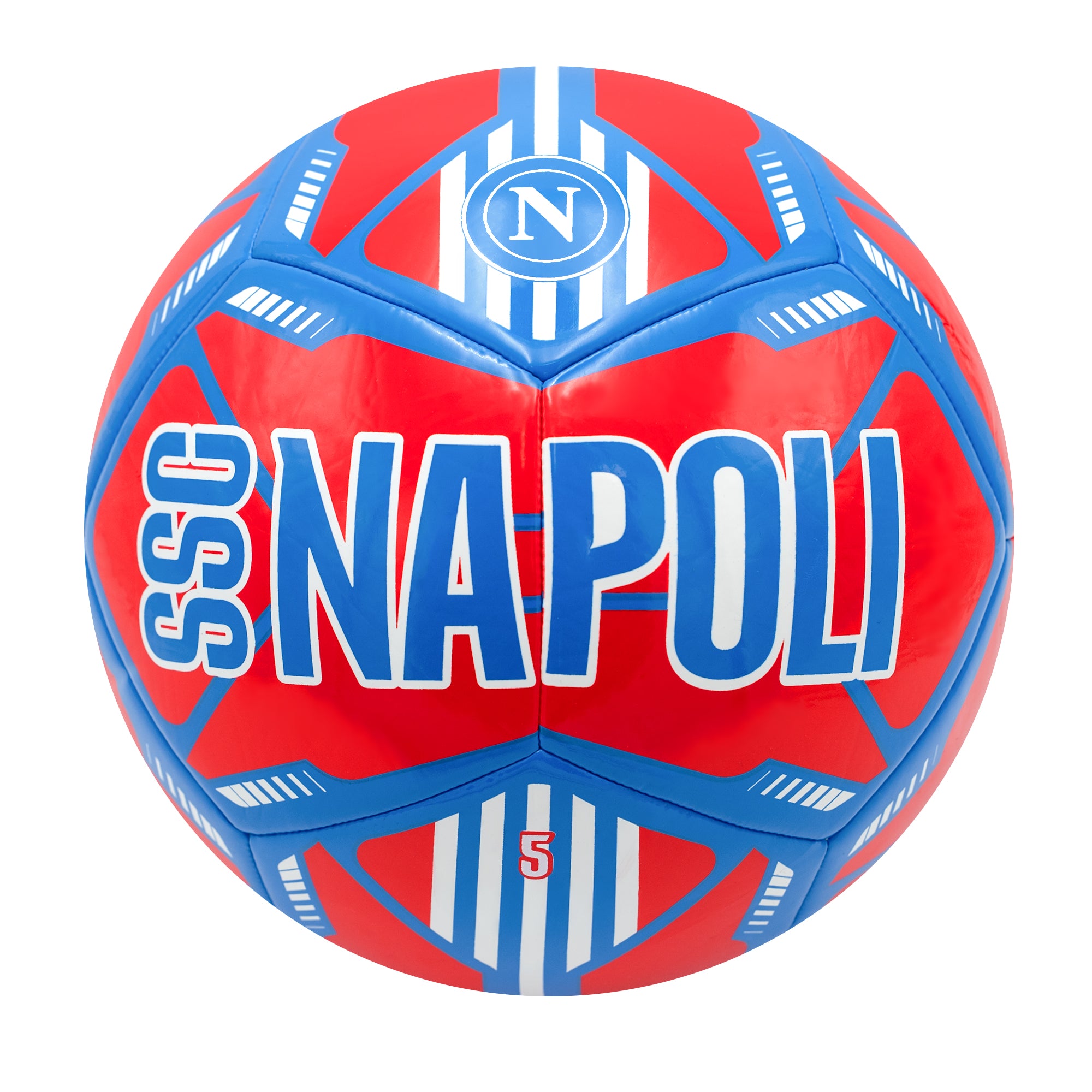 SSC Napoli Red Soccer Ball Size 5 2026/2027