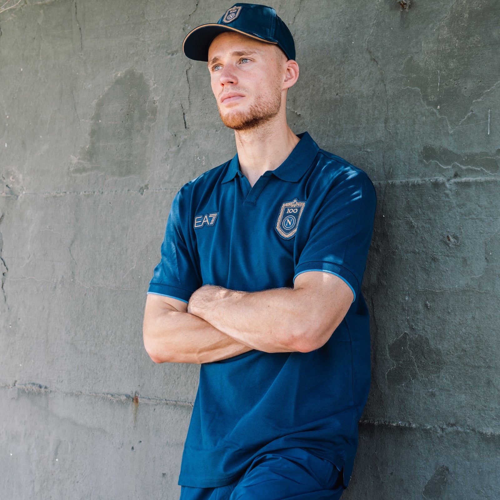 SSC Napoli Marine Blue Polo Shirt 2026/2027
