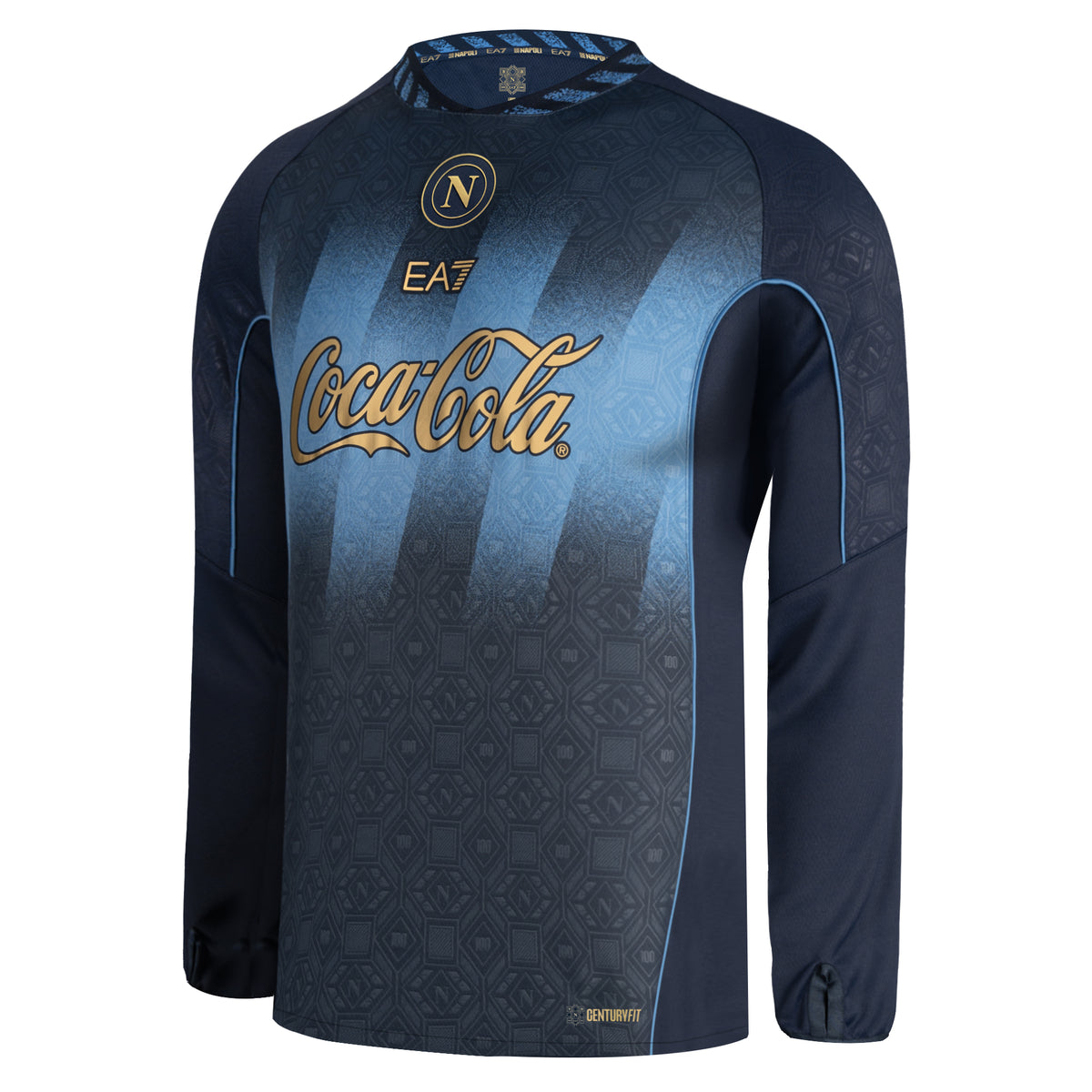 SSC Napoli Felpa Pre-Match Blu Euro 2026/2027