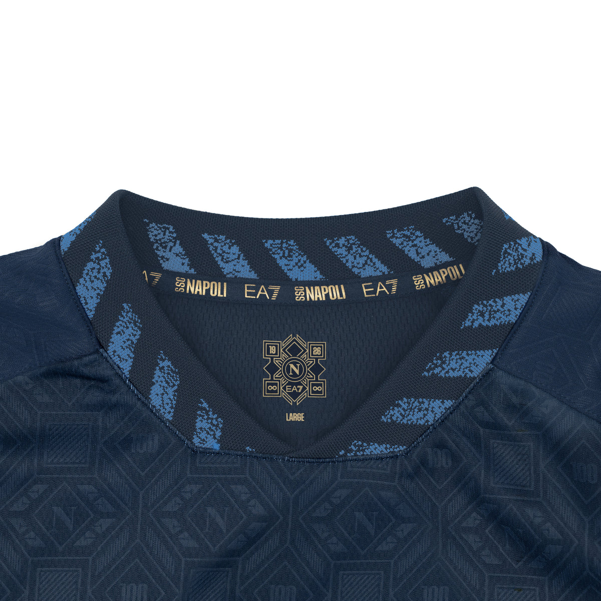 SSC Napoli Felpa Pre-Match Blu Euro 2026/2027