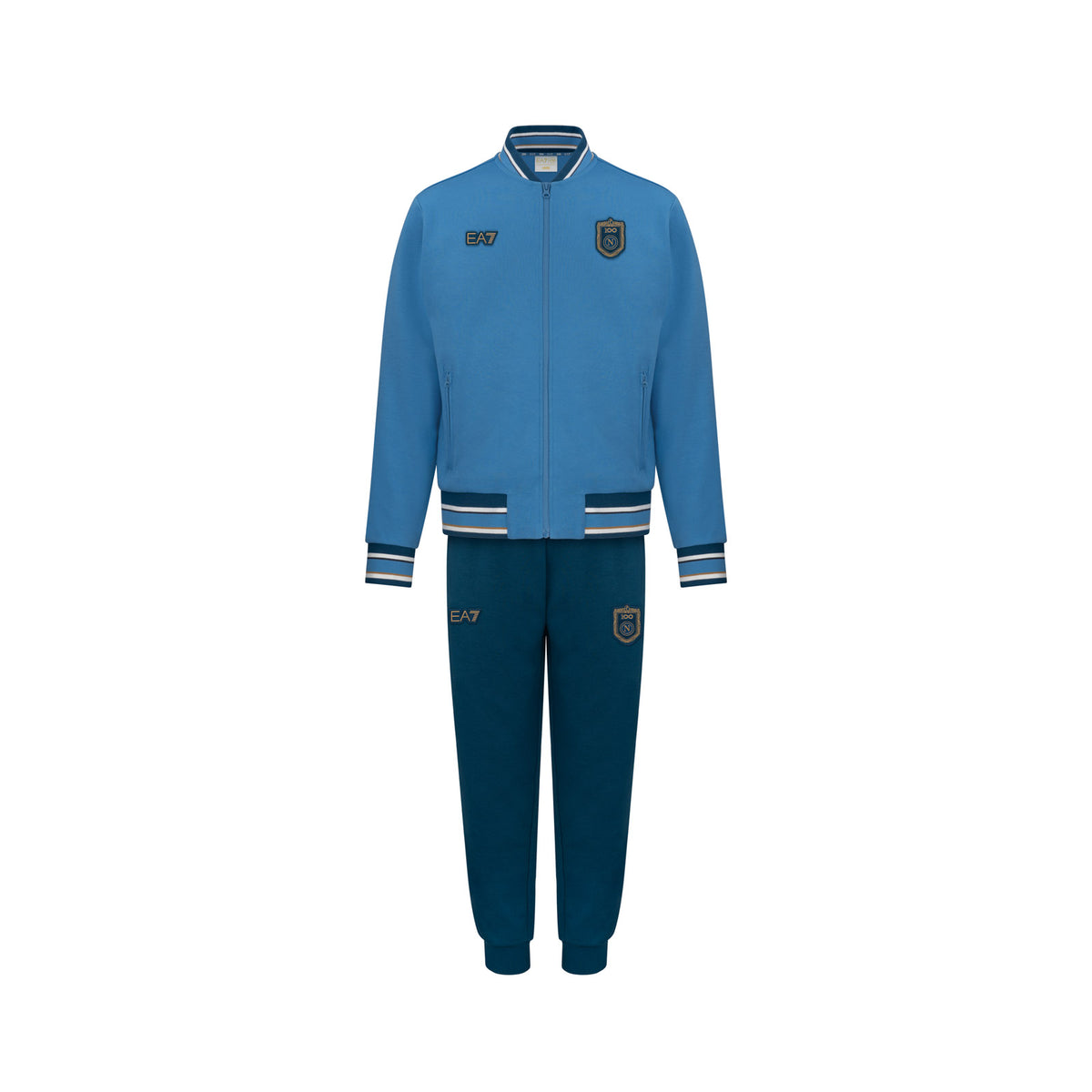 SSC Napoli Tuta Interlock Centenary Blue Junior 2026/2027