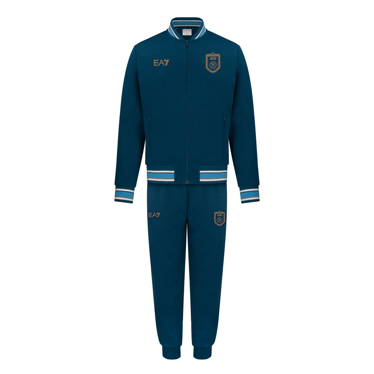 SSC Napoli Marine Blue Interlock Tracksuit 2026/2027