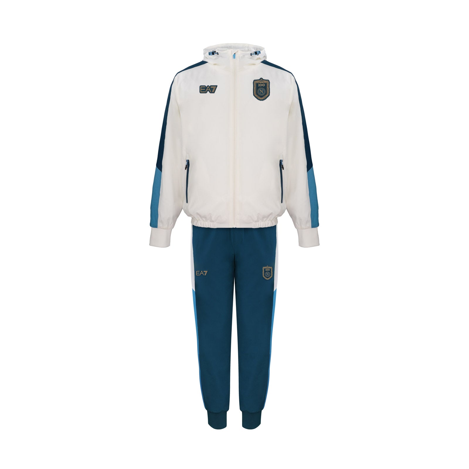 SSC Napoli Tuta Polystretch Off White Junior 2026/2027