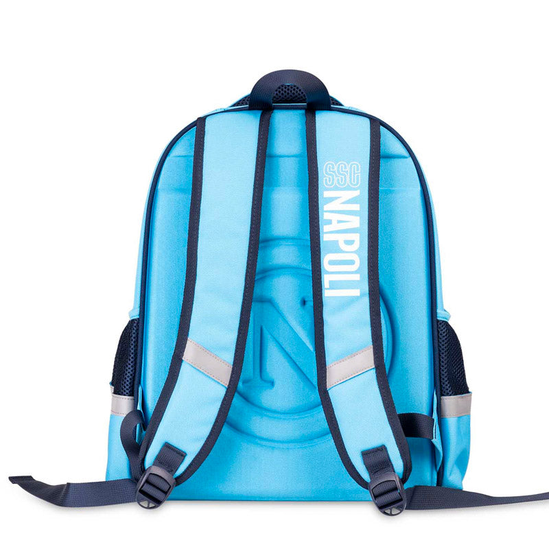 SSC Napoli Zaino Scuola Azzurro