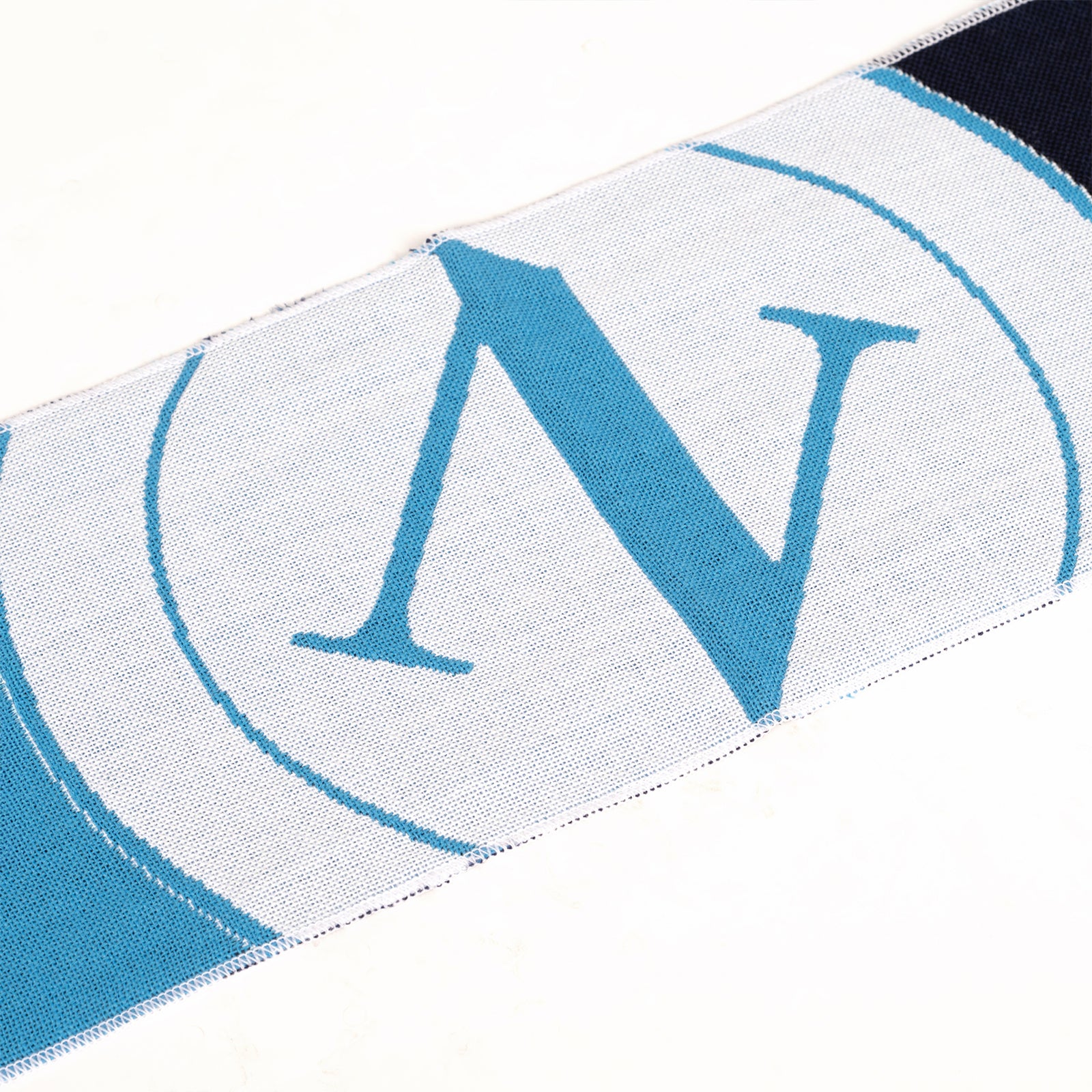 SSC Napoli Sciarpa Logo Azzurra/Blu Navy