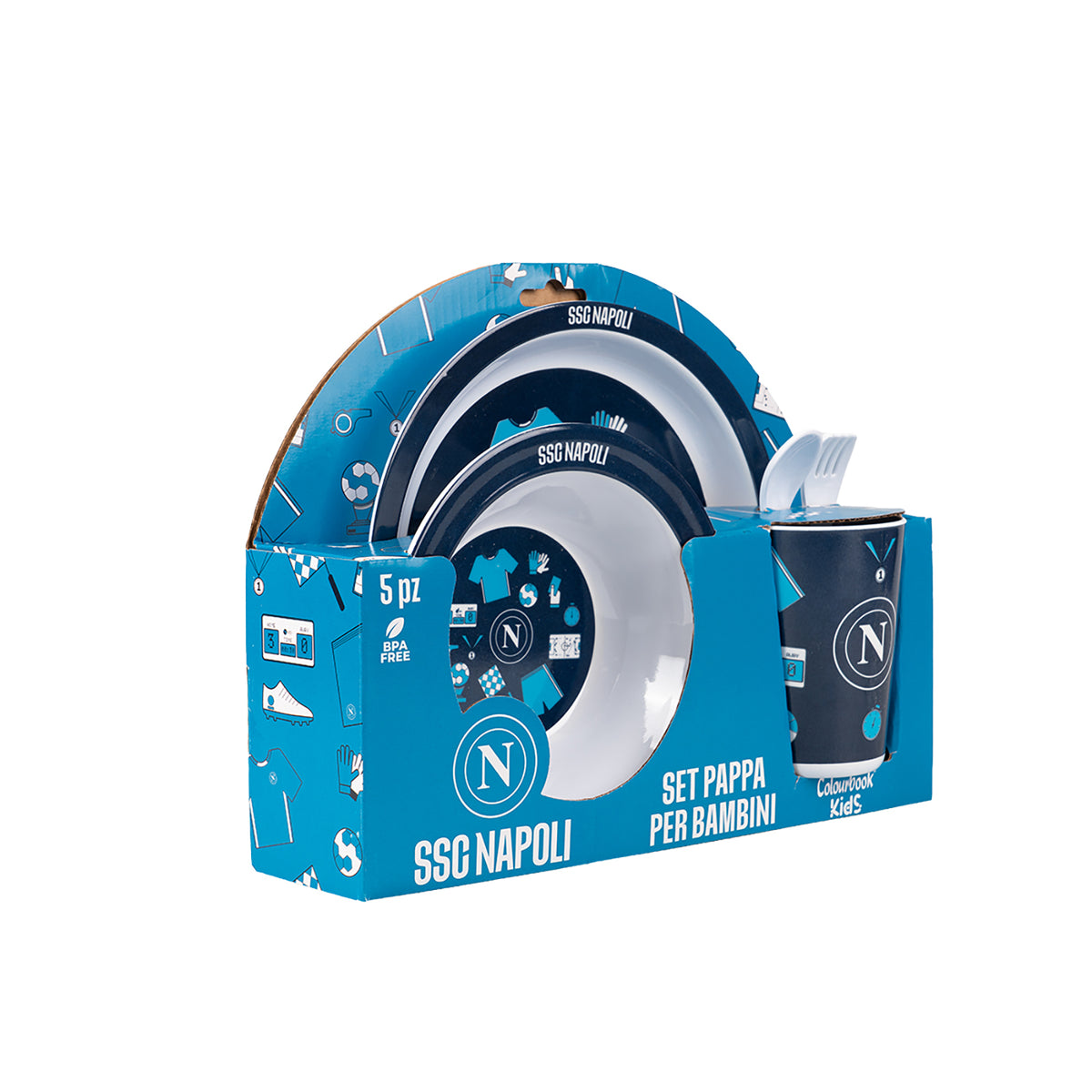 SSC Napoli Dark Blue Mealtime Set