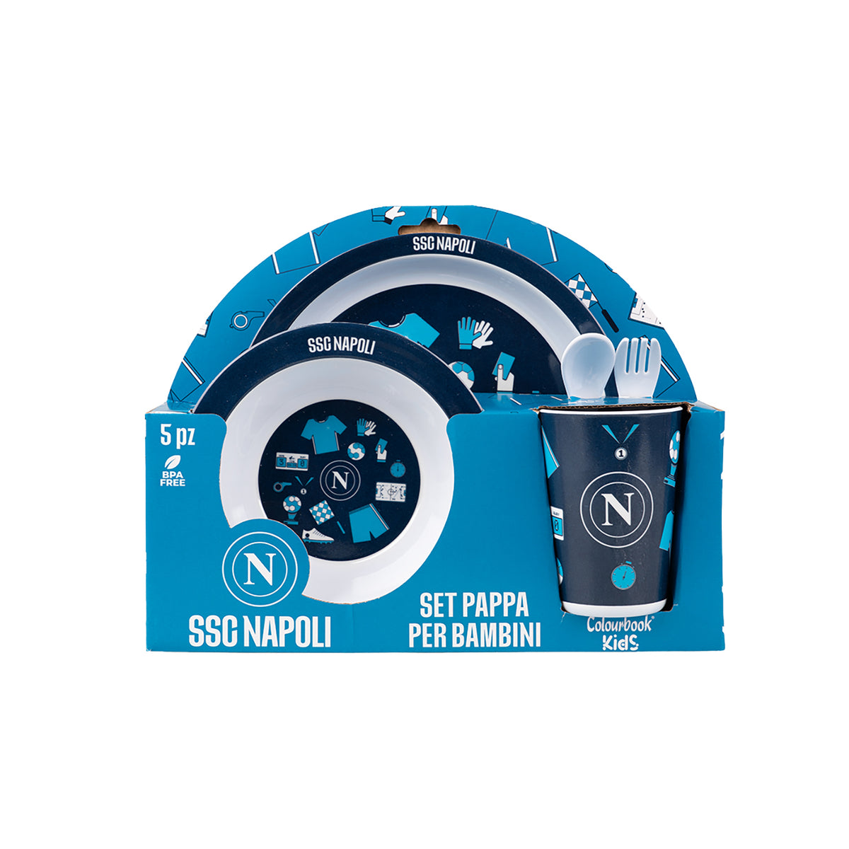 SSC Napoli Dark Blue Mealtime Set