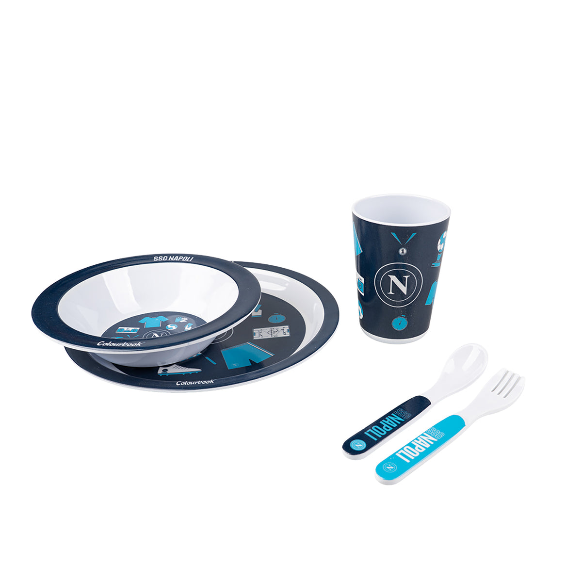 SSC Napoli Dark Blue Mealtime Set