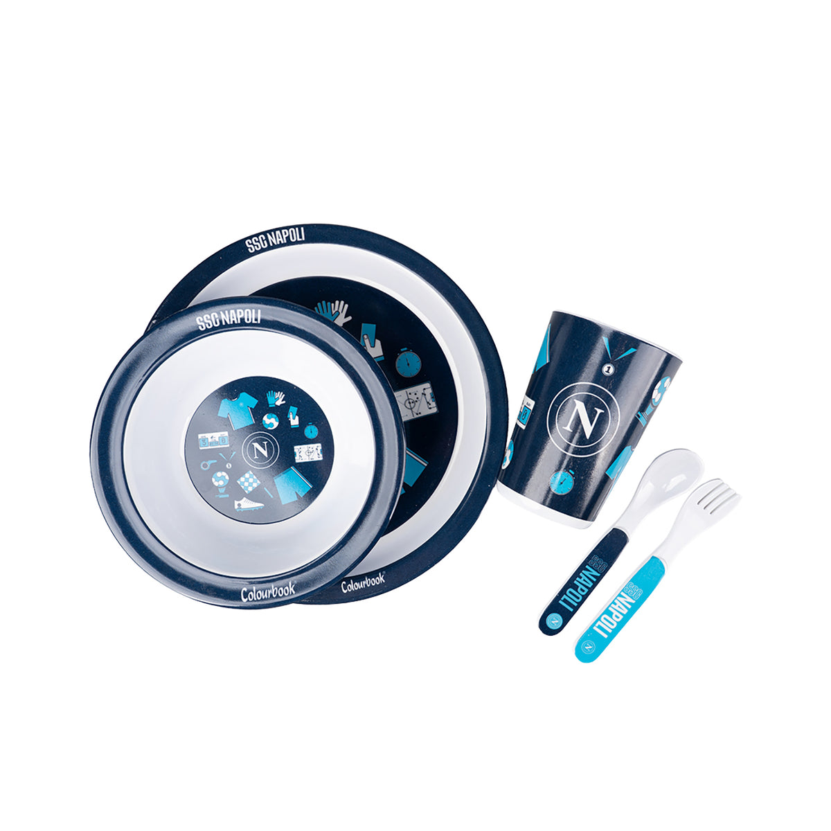 SSC Napoli Dark Blue Mealtime Set