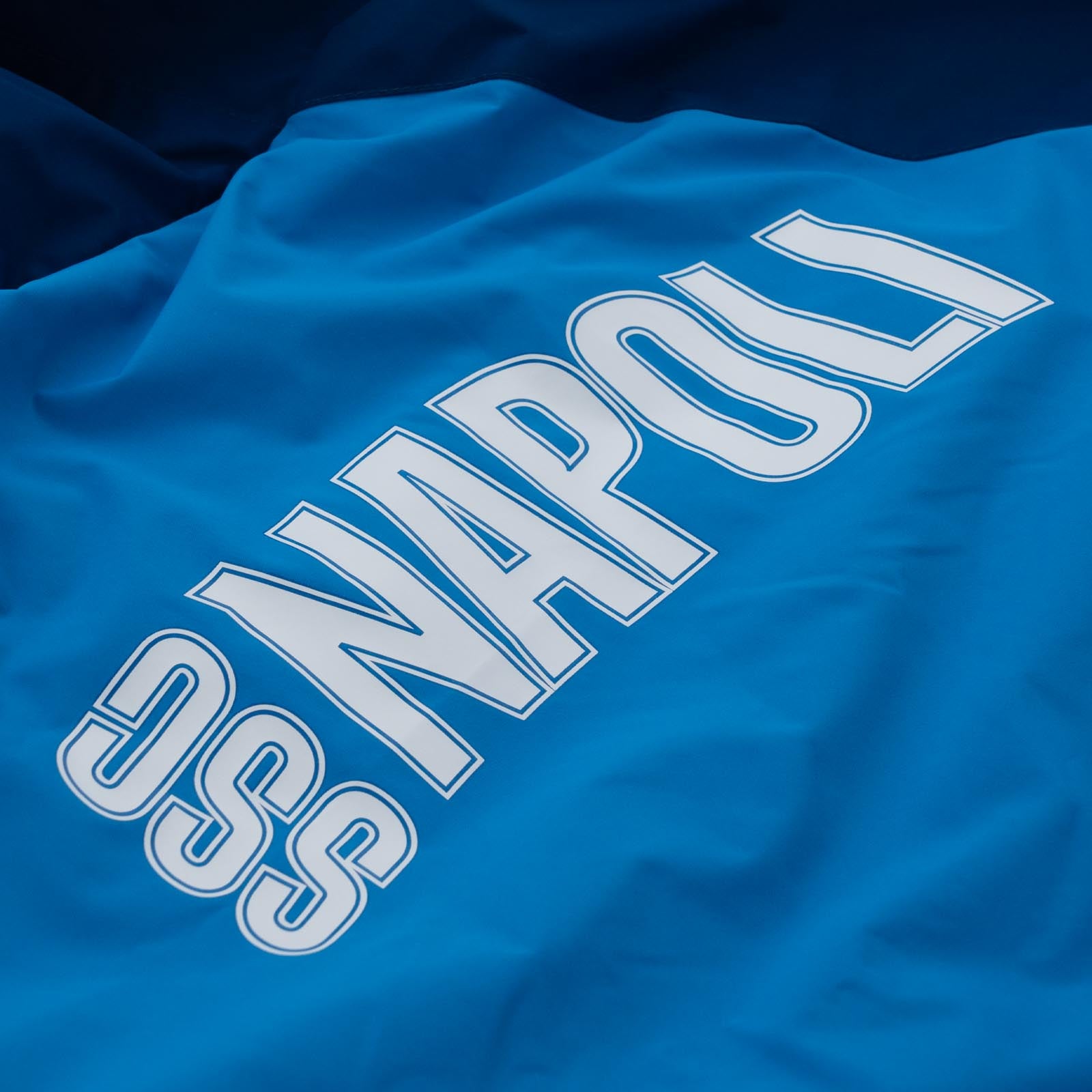 SSC Napoli Sky Blue Windbreaker Hooded Jacket 2026/2027