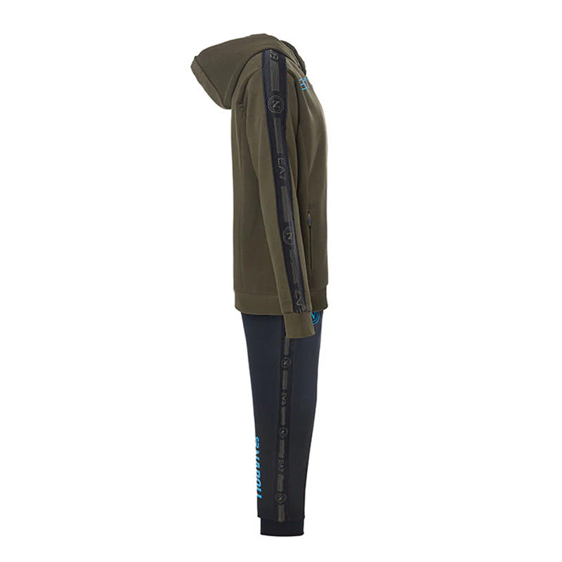 Tuta SSC Napoli EA7 Invernale - Felpa E Pantalone Interlock Unisex
